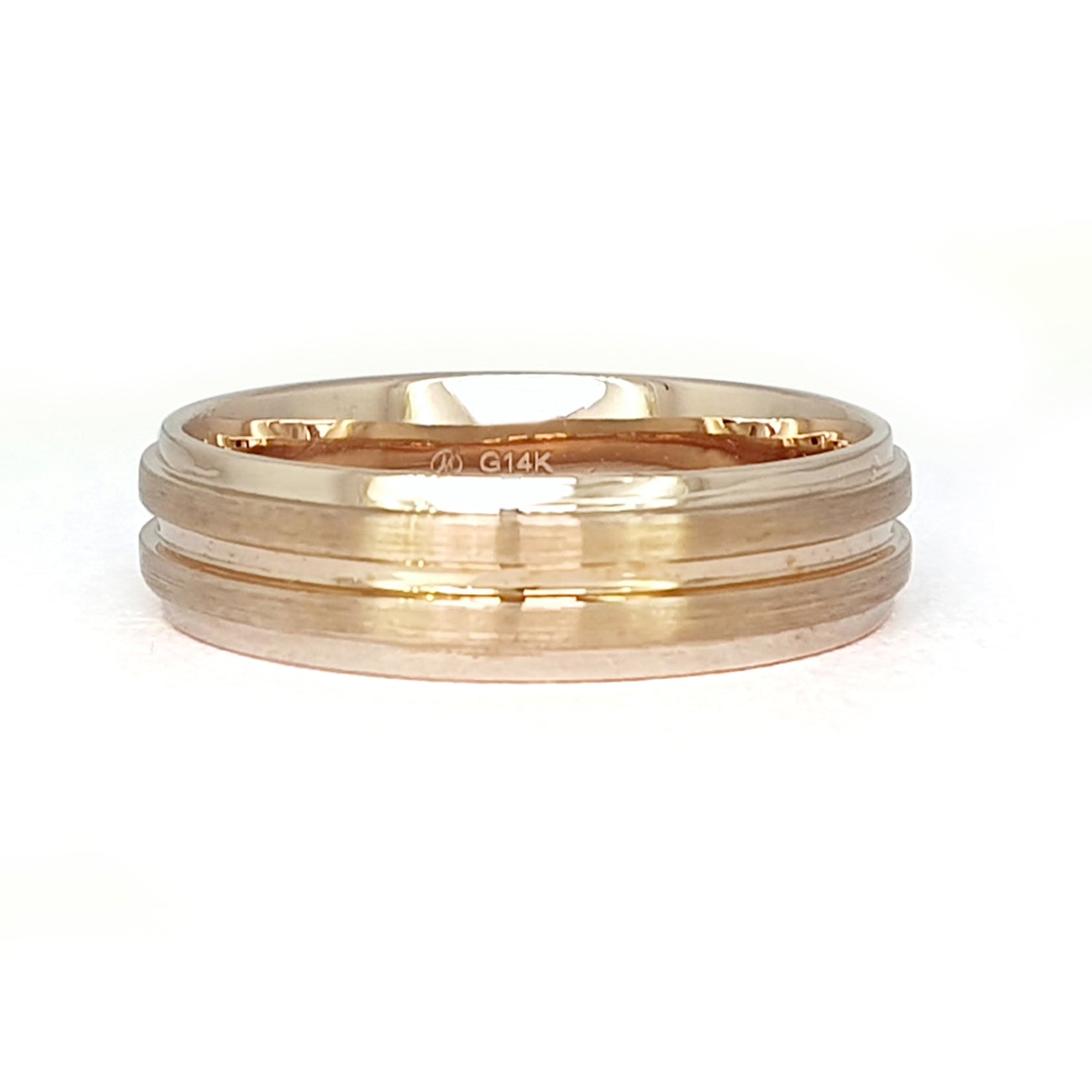 Rose Gold Wedding Band | 14k Rose Gold Ring | Meicel Jewelry Store