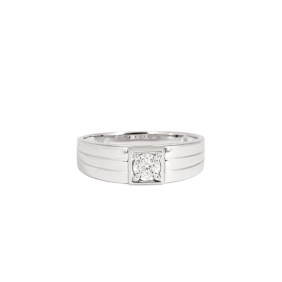 Diamond Engagement Band | Gold Diamond Ring | Meicel Jewelry Store