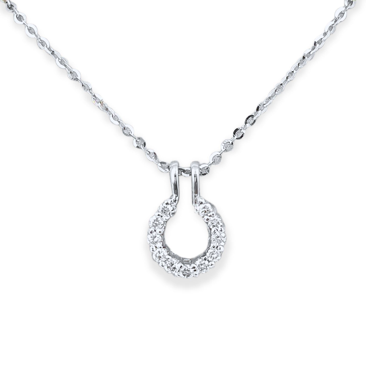 White Gold Necklace | White Gold Pendant | Meicel Jewelry Store
