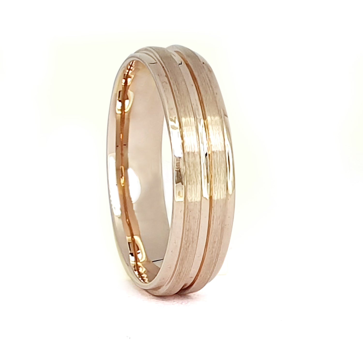 Rose Gold Wedding Band | 14k Rose Gold Ring | Meicel Jewelry Store