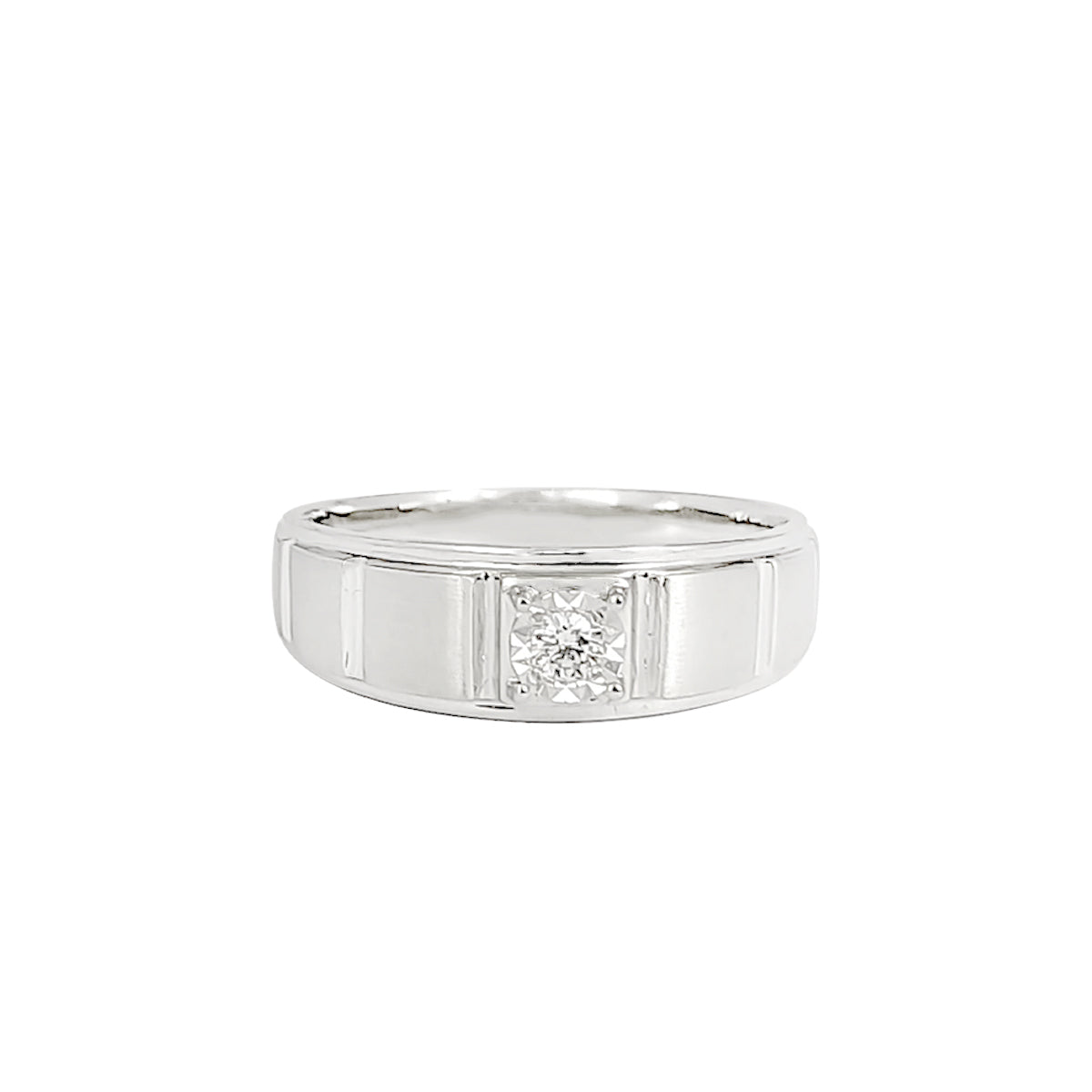 Gold Engagement Band | White Gold Band | Meicel Jewelry Store