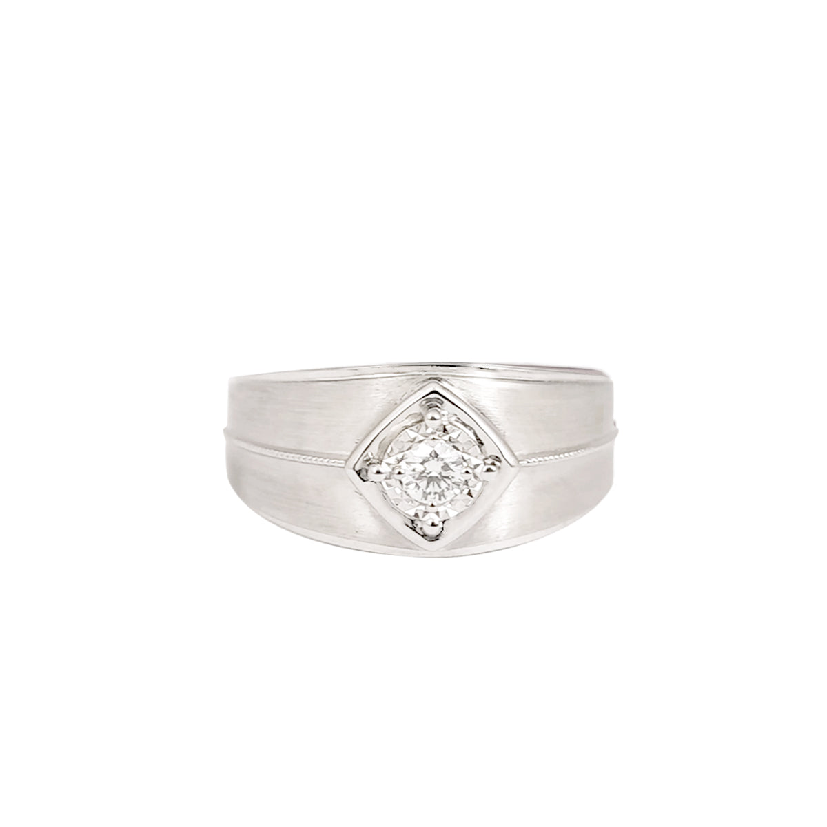 White Gold Diamond Ring | White Gold Rings | Meicel Jewelry Store