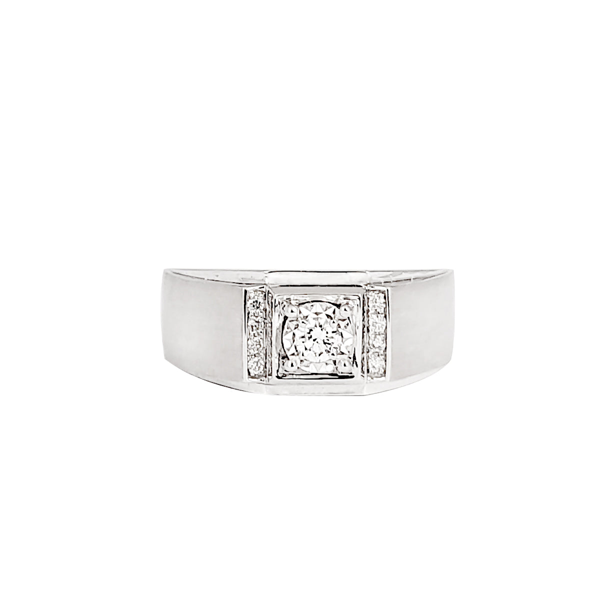 Diamond Band Ring | White Gold Band Ring | Meicel Jewelry Store